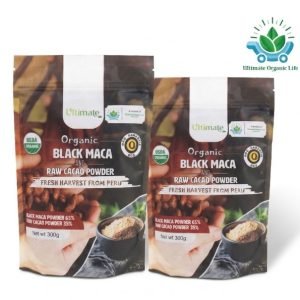 UOL Organic Black maca & Cacao Powder Blend (2 Packed)